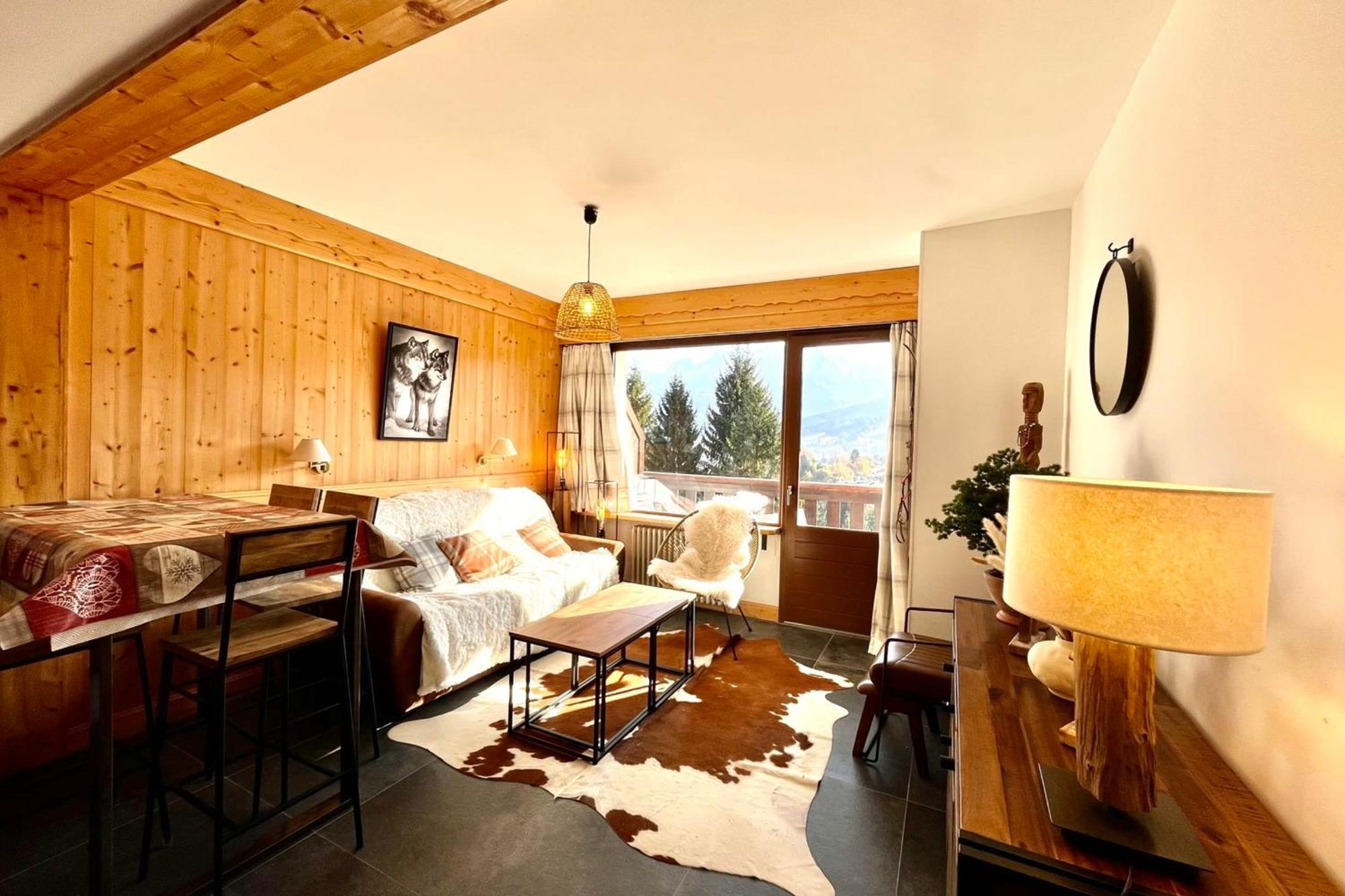 Superb Cosy Apartment With Balcony Combloux Extérieur photo